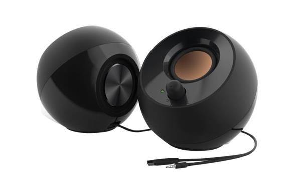 Creative PEBBLE, stolné 2.0 reproduktory s USB napájaním, čierne 51MF1680AA000