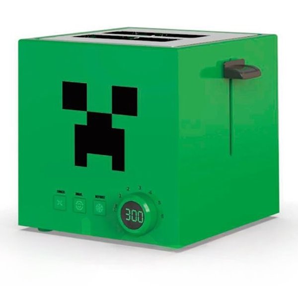 Creeper Square Toaster (Minecraft) 5060411780651