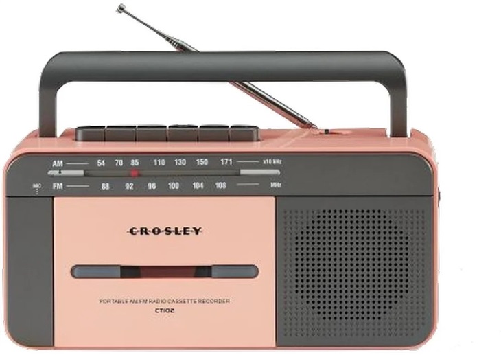 Crosley Cassette Player Rose Gold/ Grey Kazetovy prehravac 7102442481430