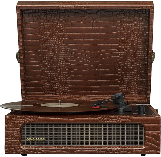Crosley Voyager Brown Croc 7102442418474