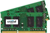 Crucial 2x8GB 1866MHz DDR3 CL13 SODIMM 1.35V CT2K102464BF186D