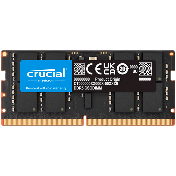 Crucial 32GB DDR5-6400 CSODIMM CL52 CT32G64C52CS5