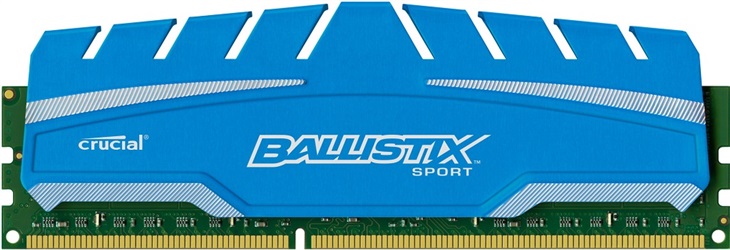 Crucial 4GB Ballistix Sport XT 1866MHz CL10 NON-ECC DIMM 1.5V Heat Spreader BLS4G3D18ADS3CEU