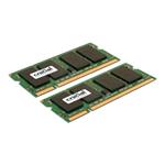 Crucial - DDR2 - 4 GB: 2 x 2 GB - SO-DIMM 200-pin - 800 MHz / PC2-6400 - CL6 - 1.8 V - bez vyrovnáv CT2KIT25664AC800