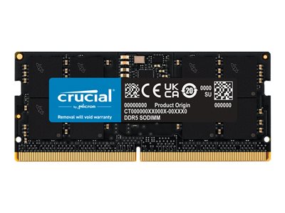 Crucial - DDR5 - modul - 24 GB - SO-DIMM 262 pinů - 5600 MHz / PC5-44800 - CL46 - 1.1 V - on-die EC CT24G56C46S5
