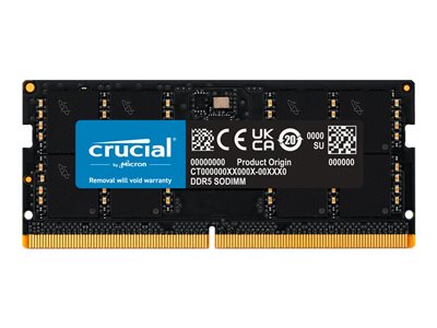 Crucial - DDR5 - modul - 48 GB - SO-DIMM 262 pinů - 5600 MHz / PC5-44800 - CL46 - 1.1 V - on-die EC CT48G56C46S5