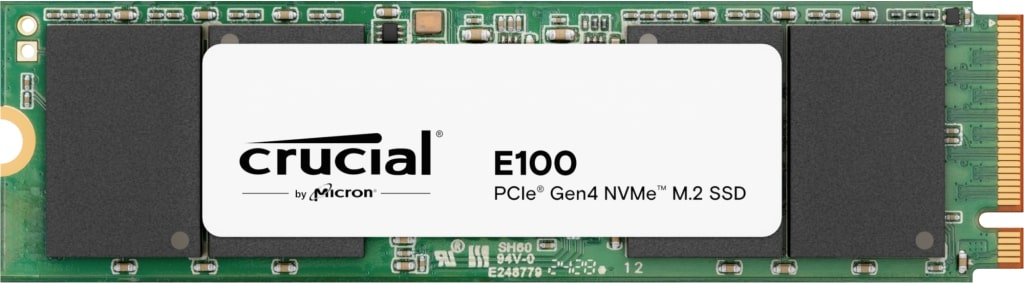Crucial E100 2TB PCIe Gen4 2280 NVMe M.2 SSD CT2000E100SSD8