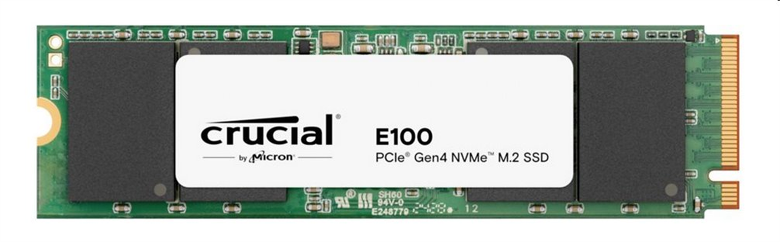 Crucial E100 480GB SSD PCIe NVMe M.2 2280, r4500MB/s, w2500MB/s CT480E100SSD8