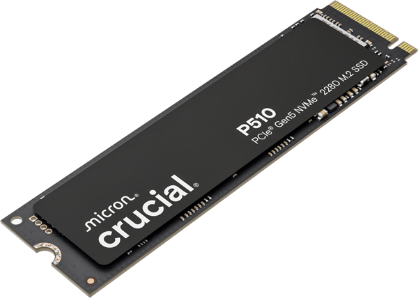 Crucial P510 1TB SSD PCIe 5.0 NVMe M.2 2280, r11000MB/s, w9500MB/s CT1000P510SSD8