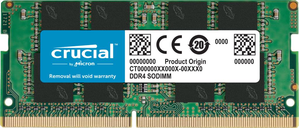 Crucial pamäť 4Gb, 2400MHz DDR4, CL17, SRx8, SODIMM, 260pin CT4G4SFS824A