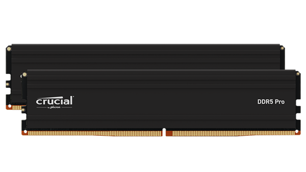 Crucial Pro 64GB Kit (2x32GB) DDR5-5600 UDIMM CL46 (16Gbit) CP2K32G56C46U5