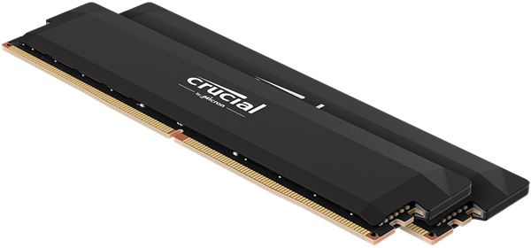 Crucial Pro OC 64GB DDR5-6400 UDIMM CL40 Black CP64C40U5B