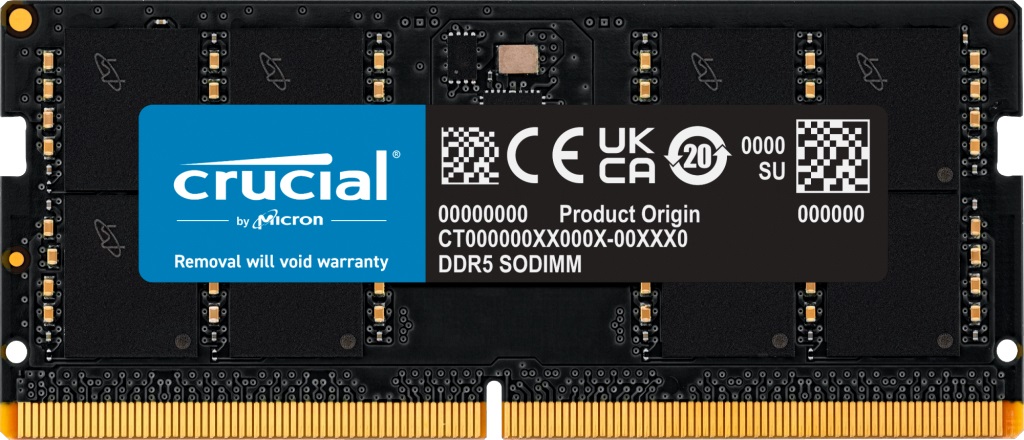 Crucial/SO-DIMM DDR5/48GB/5600MHz/CL46/1x48GB CT48G56C46S5