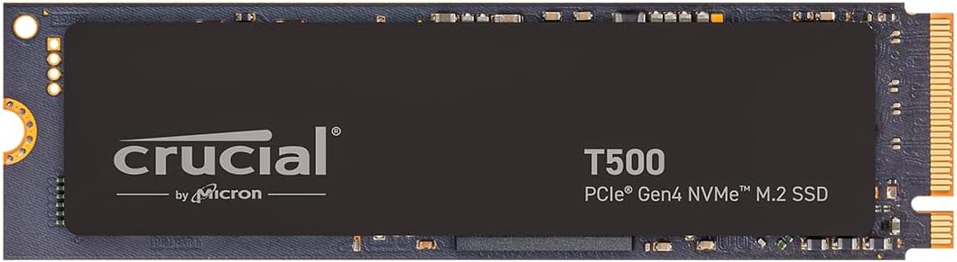 Crucial T500 500GB PCIe Gen4 M.2 2280SS SSD CT500T500SSD8