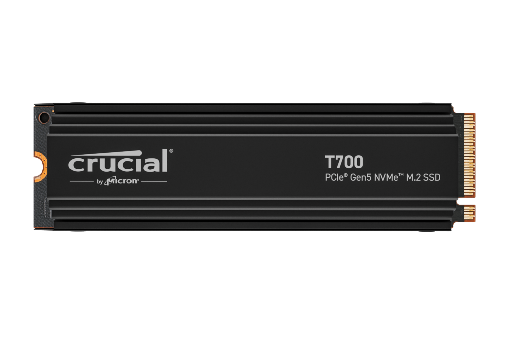 Crucial T700 4TB PCIe Gen5 NVMe M.2 SSD (r12400MB/s, w11800MB/s) s chladičom CT4000T700SSD5