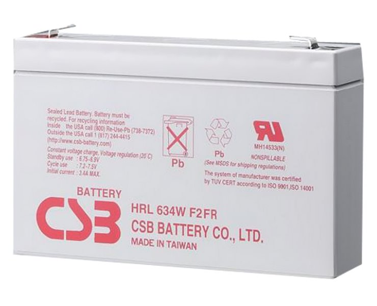 CSB batérie HRL634W 6V/9Ah 34W HRL634W F2