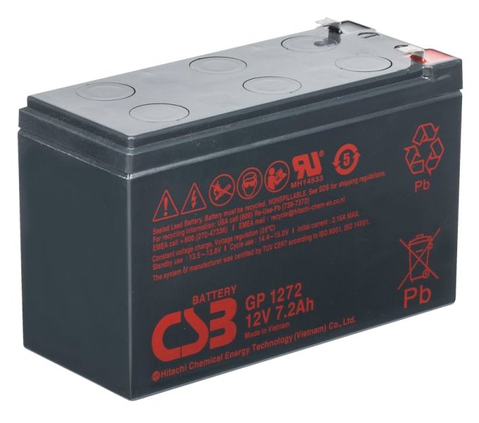 CSB dobíjacie batérie GP1272 F2 12V/7.2Ah
