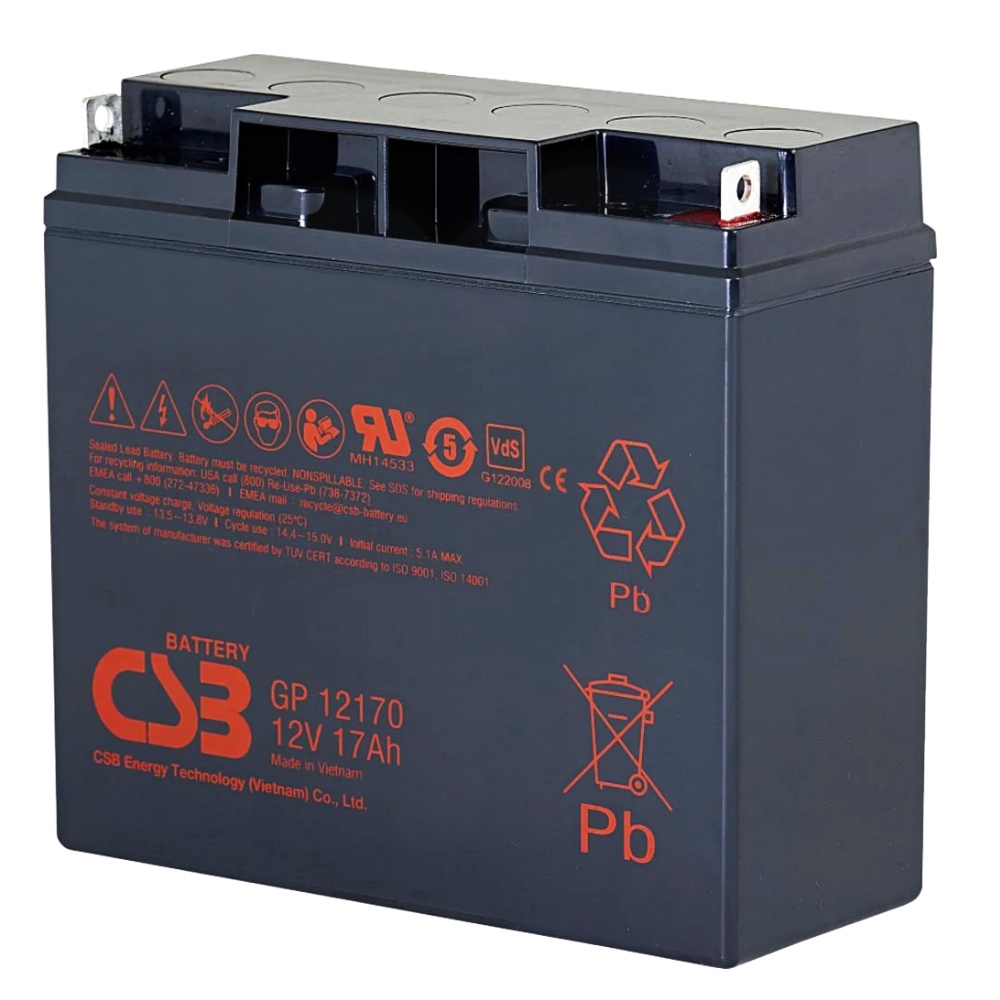 CSB GP12170 12V 17Ah 13616
