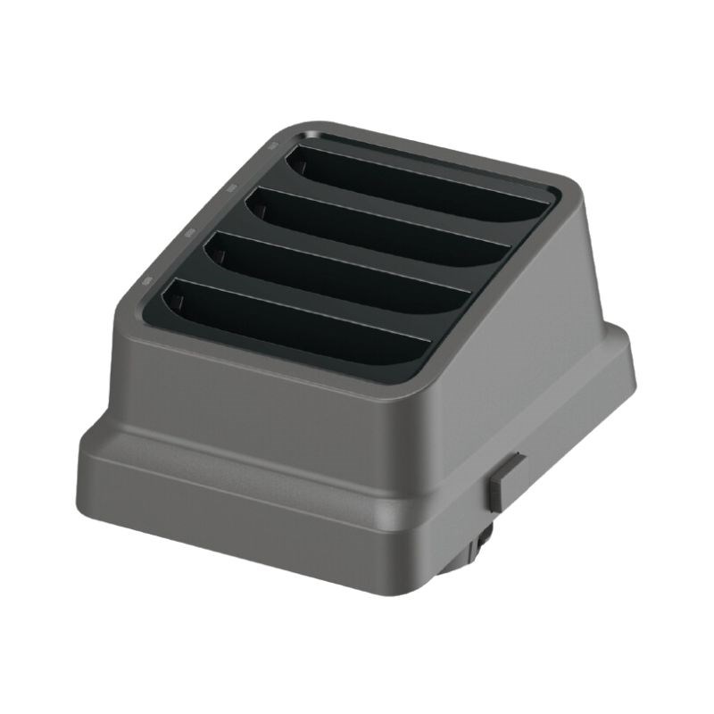 CT37 - quad battery charger, black CT37-QBC-UCP