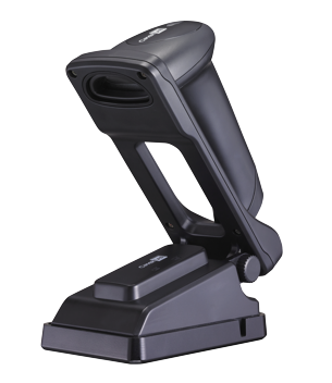 Čtečka čárových kódů CipherLab 1504P Kit, 2D, černá, USB, stojánek A1504P-SETU