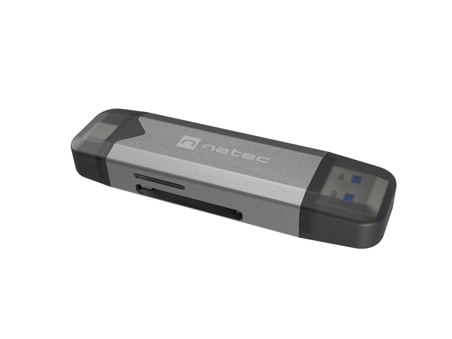 Čtečka karet Natec SCARAB 3 USB-A + USB-C 3.1 GEN 1/microSD/microSDHC/microSDXC/SD/SDHC/SDXC/T-Flash NCZ-2262
