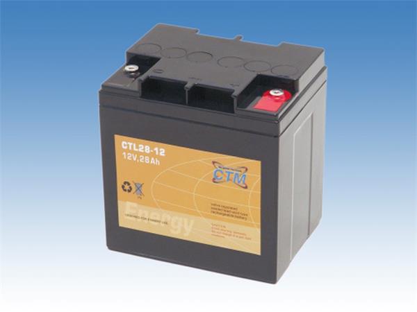 CTL akumulátor (12V 28Ah závit M5; životnost 10-12 let) CTL 12-28