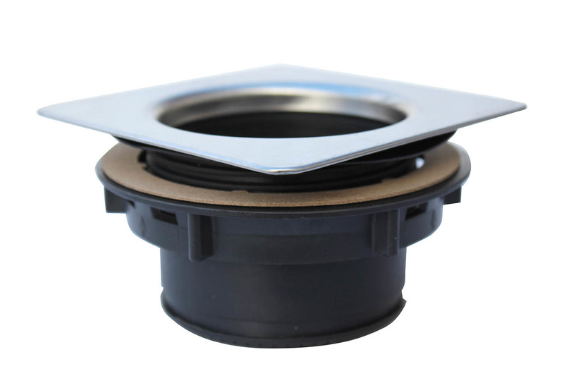 Čtvercová výpusť - hrdlo komplet 8596220002839