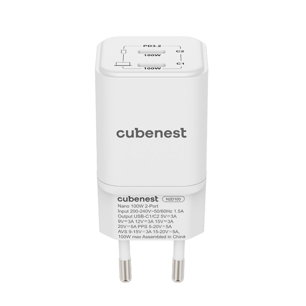 Cubenest PD Nano Adapter 100W - biela N2D100