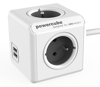 Cubenest - Powercube, 1.5m, šedá, POWERCUBE PC435GY