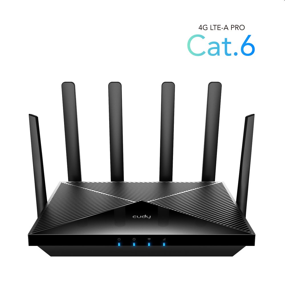 Cudy AC1200 Wi-Fi 4G LTE Cat 6 Router, detach.ant LT700_EU