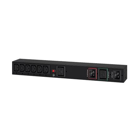 CyberPower Rack Mount Manual Bypass Switch PDU, 1x IEC C19/ 6x IEC C13, 16A MBP20HVIEC6A
