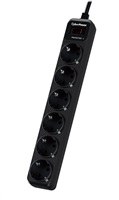 CyberPower Surge Buster™ 6 zásuvek, 1.8m, German, New B0620SC0-DE