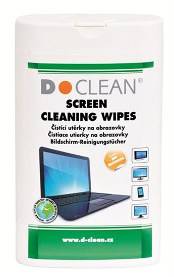 D-Clean navlhčené utierky na LCD D14 4019114080101
