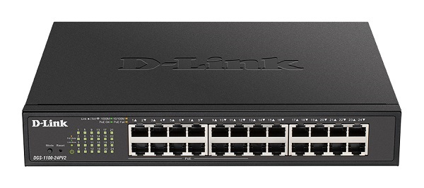 D-Link 24-Port PoE Gigabit Smart Managed Switch DGS-1100-24PV2 DGS-1100-24PV2/E