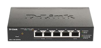 D-Link 5-Port Gigabit PoE Smart Managed Switch with 1 PD port DGS-1100-05PDV2