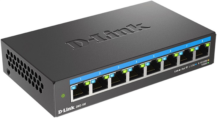 D-LINK 8-Port Gigabit Switch (DMS-108/E) 0790069469459