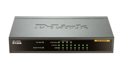 D-Link DES-1008PA 8x10/100 Desktop Switch, 4xPoE