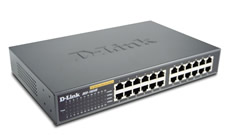 D-Link DES 1024D - Přepínač - 24 x 10/100 - desktop DES-1024D/E