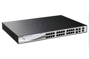 D-Link DES-1210-28P "24 port 10/100 + 2x10/100/1000 + 2x10/100/1000 SFP port