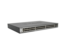D-Link DES-3052P 48-port 10/100Mb L2 switch, 4x Gigabit, PoE