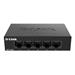 D-Link DGS-105GL Kovový 5-portový Gigabit stolní switch DGS-105GL/E