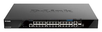 D-Link DGS-1520-28MP 20 ports GE PoE + 4 ports 2.5 GE PoE + 2 10GE ports + 2 SFP+ Smart Man. Switch