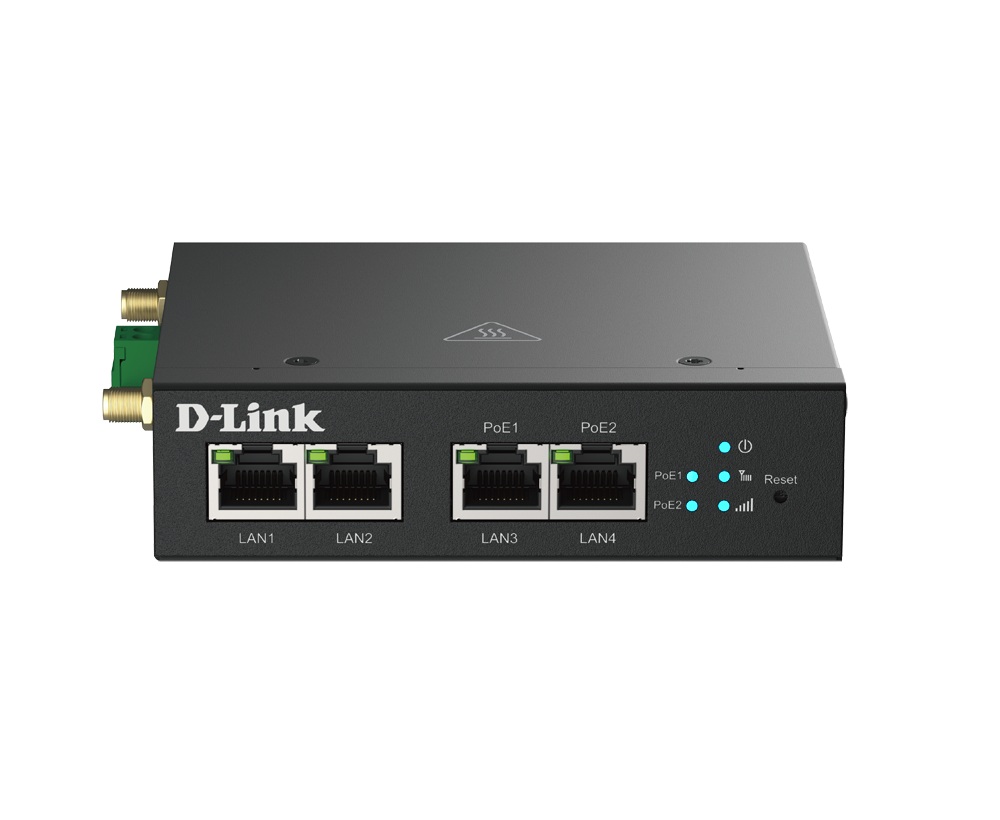 D-Link DWM-314-TP/E 4G MCPoEM - 4xFast Eth(2x PoE)