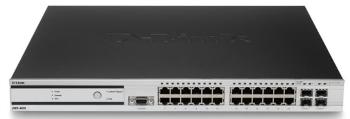 D-Link DWS-4026 24-port GB L2+ Wireless PoE Switch, 4x SFP, 64 AP, 2x 10Gb option