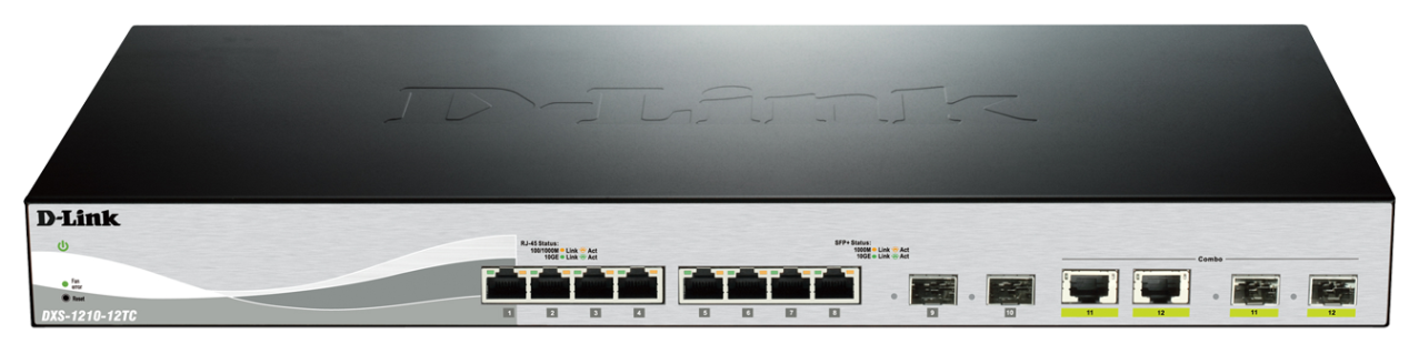 D-Link DXS-1210-12TC 8x10GbE 4xSFP+ switch DXS-1210-12TC/E