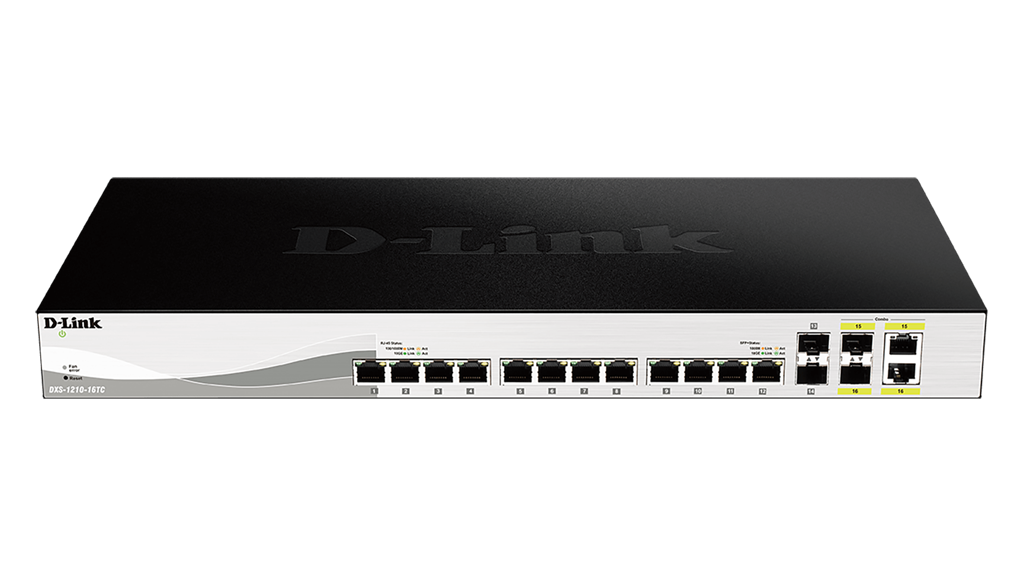 D-Link DXS-1210-16TC 12x10GbE 4xSFP+ switch
