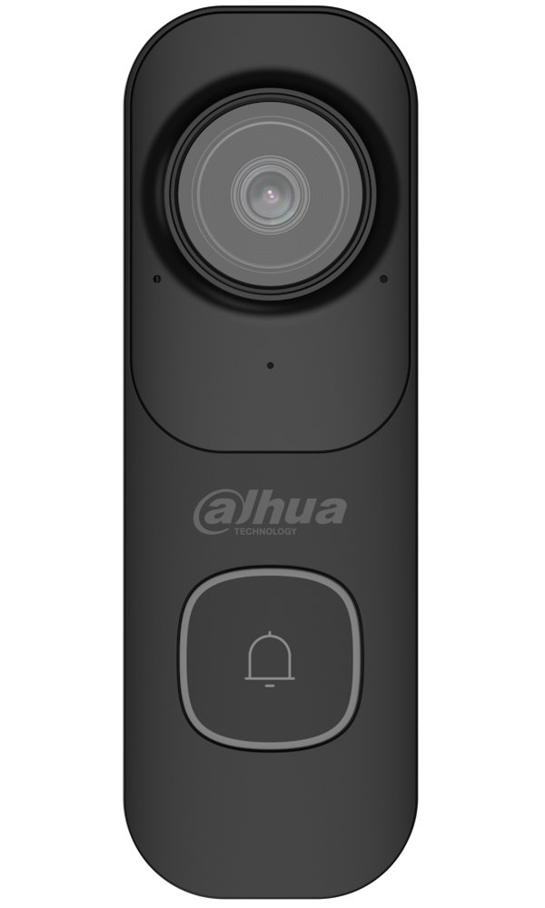 DAHUA chytrý domácí zvonek s kamerou DB41AB/ Wi-Fi/ 4Mpix/ H.265/ krytí IP65/ IR až 10m/ černý/ CZ app