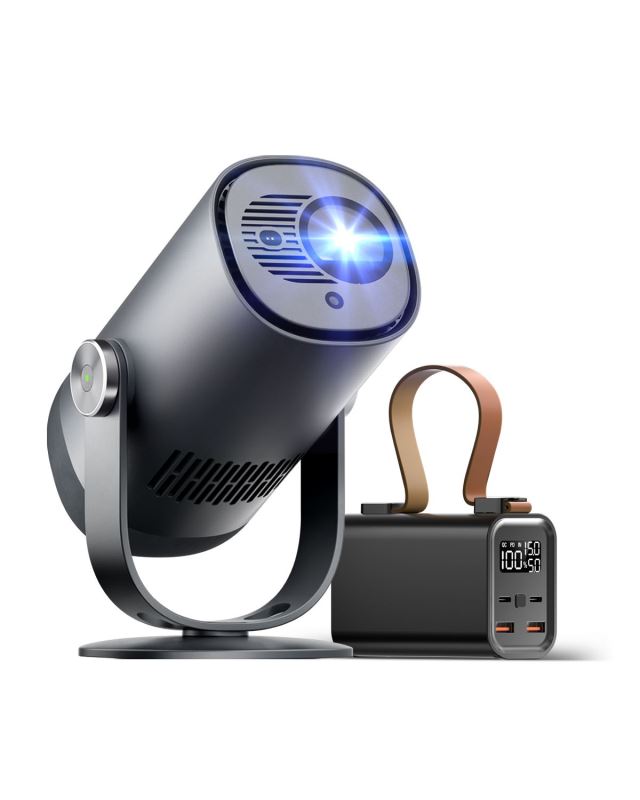 Dangbei Freedo Bundle, přenosný projektor,Google TV, 450 ISO lumenů+powerbanka 20 000 mAh,černá 6971974621710