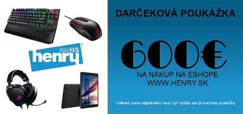 DARČEKOVÁ POUKÁŽKA 600,00€