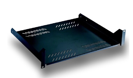 DATACOM 19" Police s perforací 2U 400mm 7539